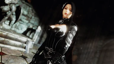 Lustmord Vampire Armor - SSE CBBE BodySlide (with Physics)